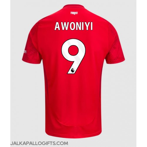 Nottingham Forest Taiwo Awoniyi #9 Kotipaita 2024-25 Lyhythihainen